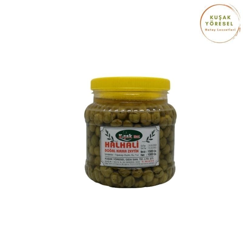 Hatay Yörem Halhalı Zeytin Minik Taneli 1000 Gr.