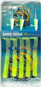 Barra Tackle - V8 Silikon Yem Green Head Glow