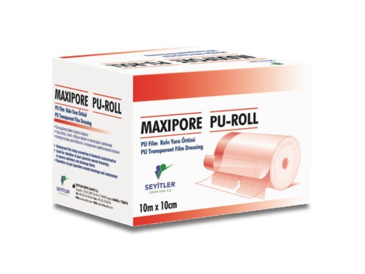 Maxipore Pu-Roll Rulo Yara Örtüsü 10m x 10cm