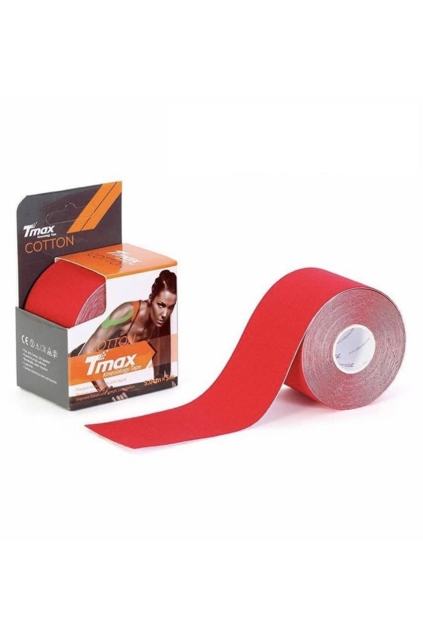 Tmax Tape Kinesio Ağrı Bandı 5m X 5cm Kırmızı