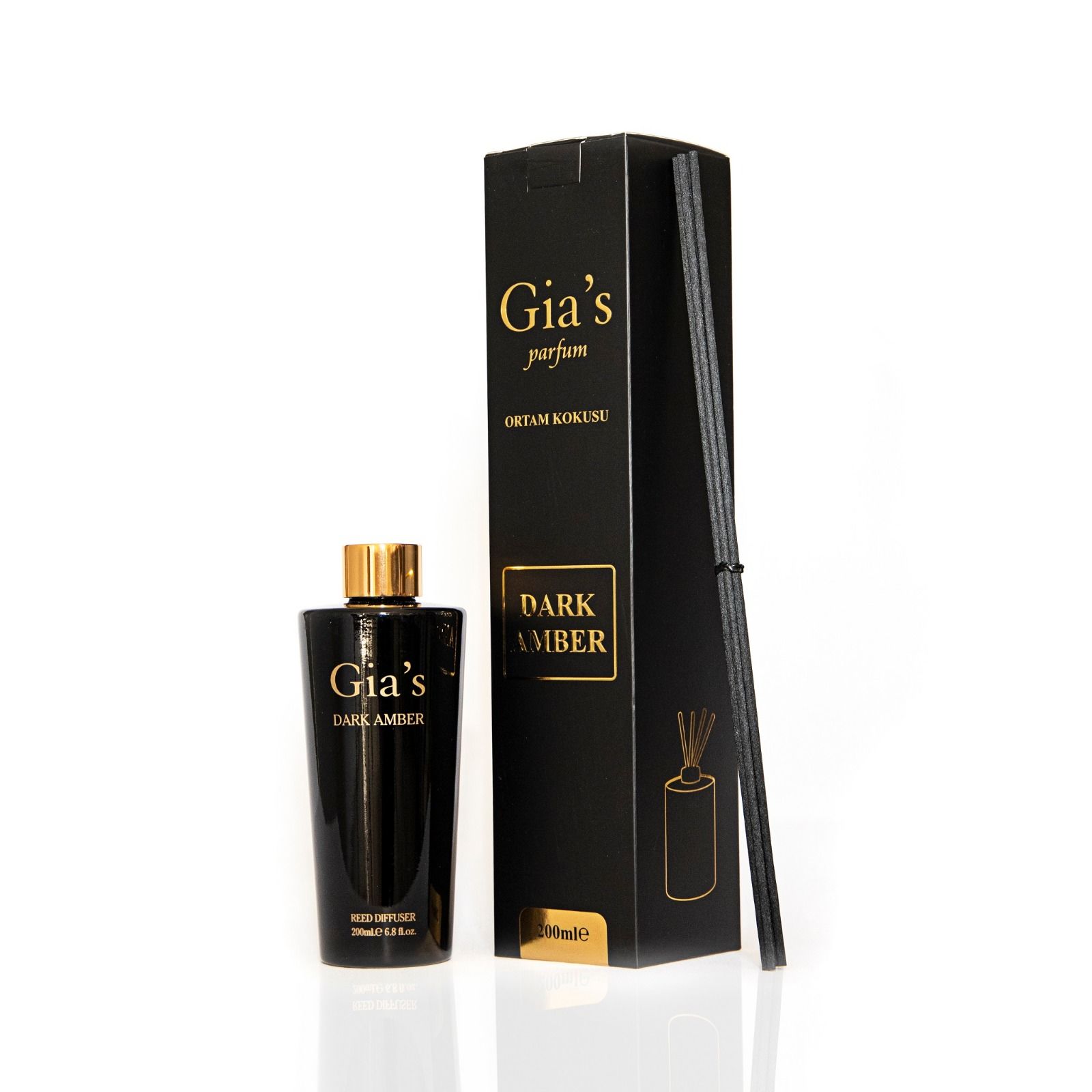 Gia's Dark Amber Bambu Ortam Kokusu 200 Ml