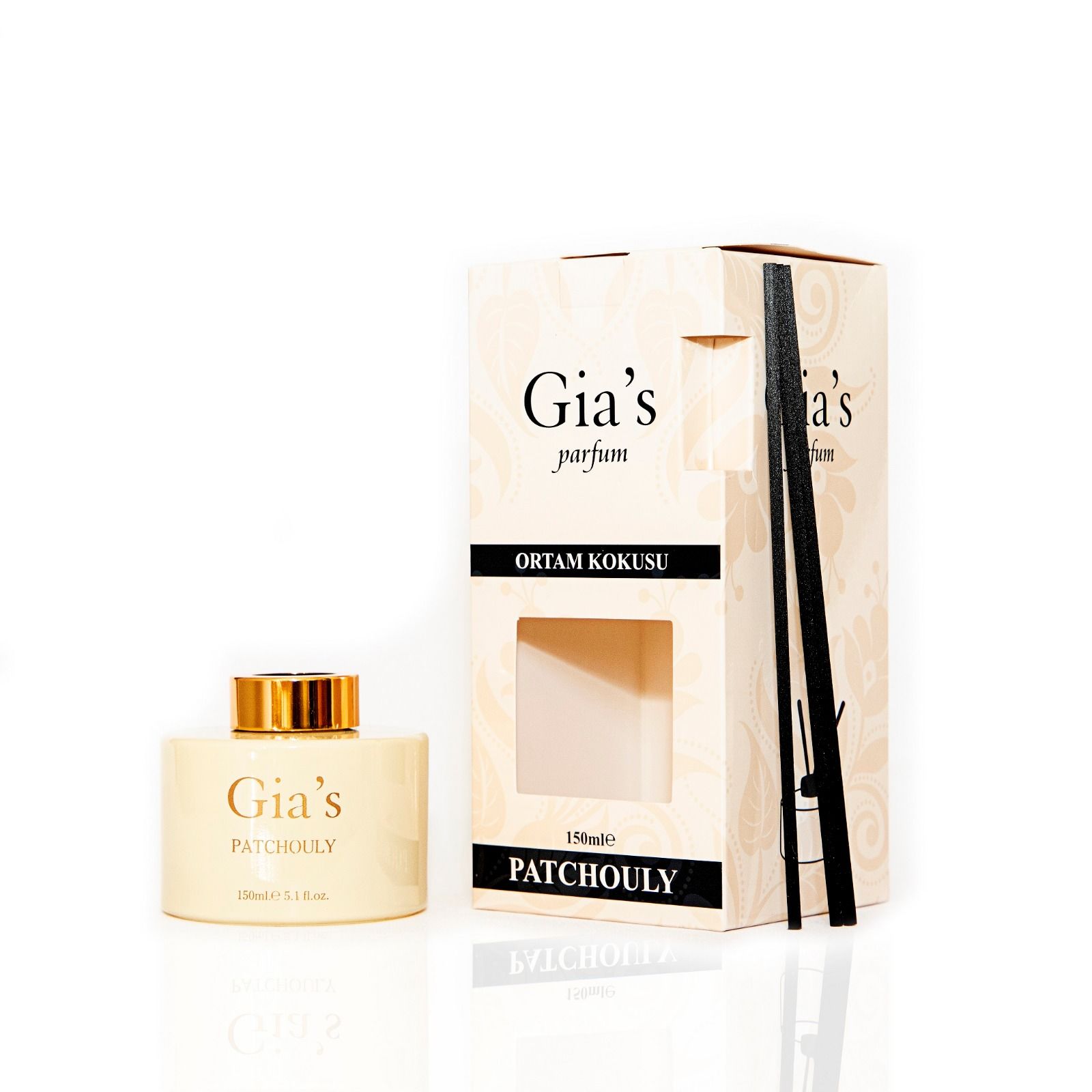 Gia's Patchouly Parfümlü Bambu Ortam Kokusu 150 Ml