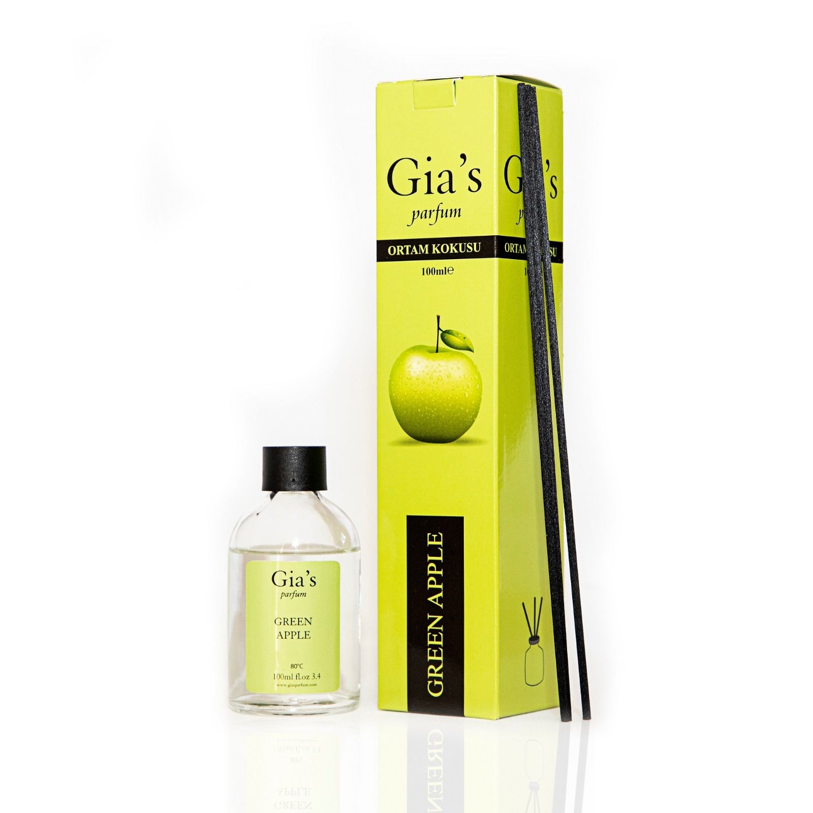 Gia's Green Apple  Bambu Ortam Kokusu 100 Ml