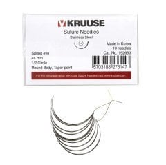 Kruuse Sütür İğnesi Regular 1/2 Yuvarlak 48 mm (10 adet)