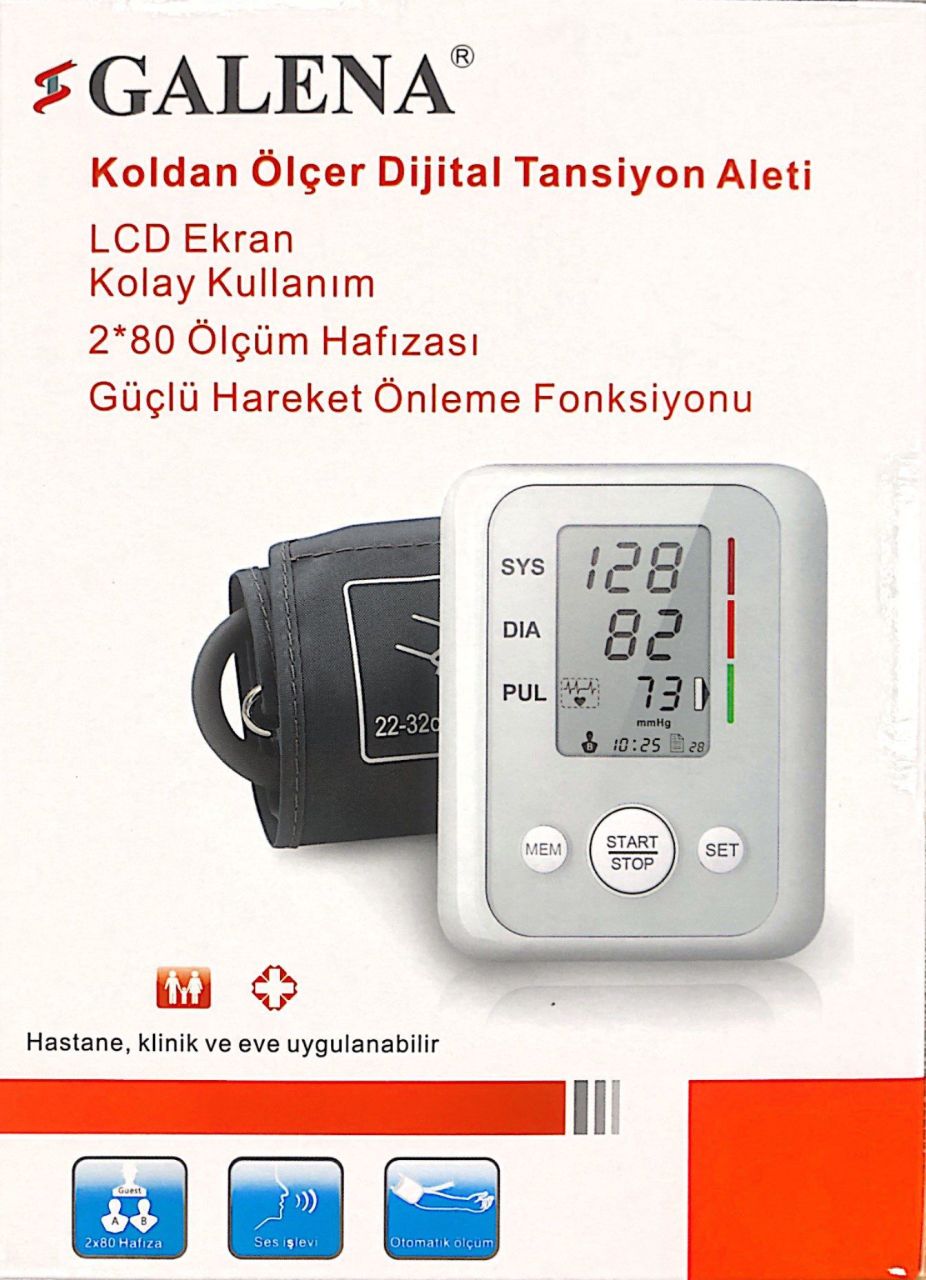 Galena Koldan Ölçer Dijital Tansiyon Aleti AB-503