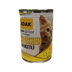 Adak Tavuk Etli Yetişkin Kedi Maması Konserve 415g