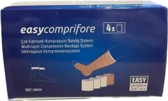 Easycomprifore Dörtlü Çok Katlı Kompresyon Bandaj Sistemi