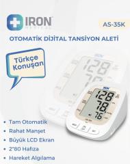 İron Otomatik Dijital Türkçe Konuşan Tansiyon Aleti AS-35K