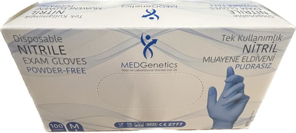 MedGenetics Nitril Pudrasız M 100 Adet