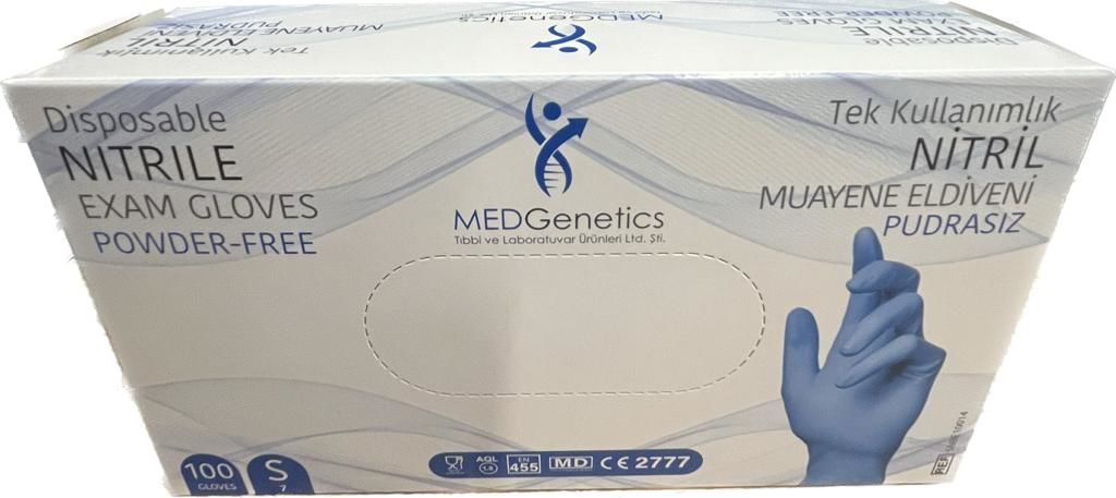 MedGenetics Nitril Pudrasız S 100 Adet