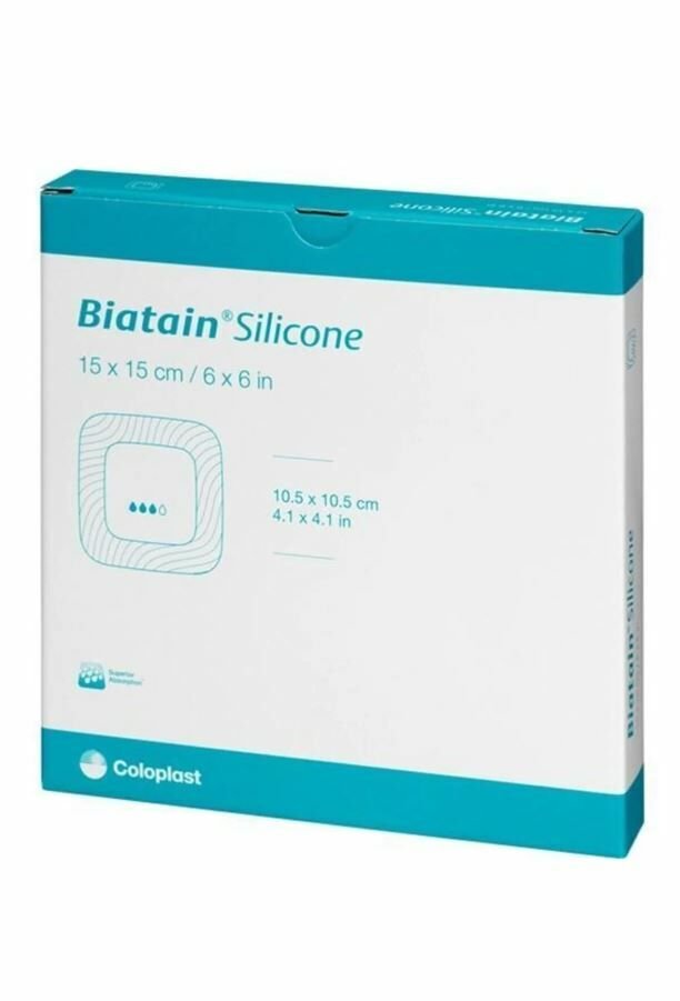 Coloplast biatain 15x15 cm Yapışkanlı Yara Örtüsü 1 Adet