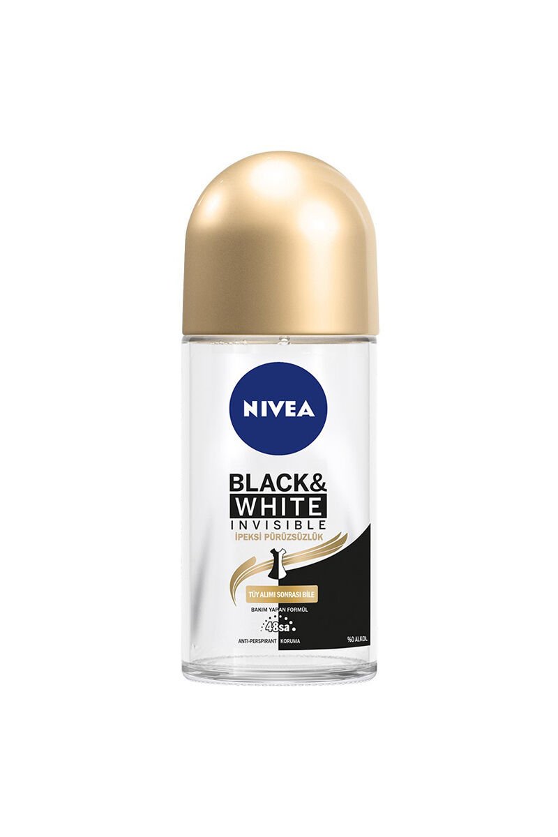Nivea Black&White İpeksi Pürüzsüzlük Roll-On 50 ml