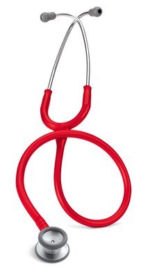 3M Littmann Classic II Pediatrik Stetoskop Standart Bitişli Dinlenme Çanı Kırmızı 28 inç 2113R