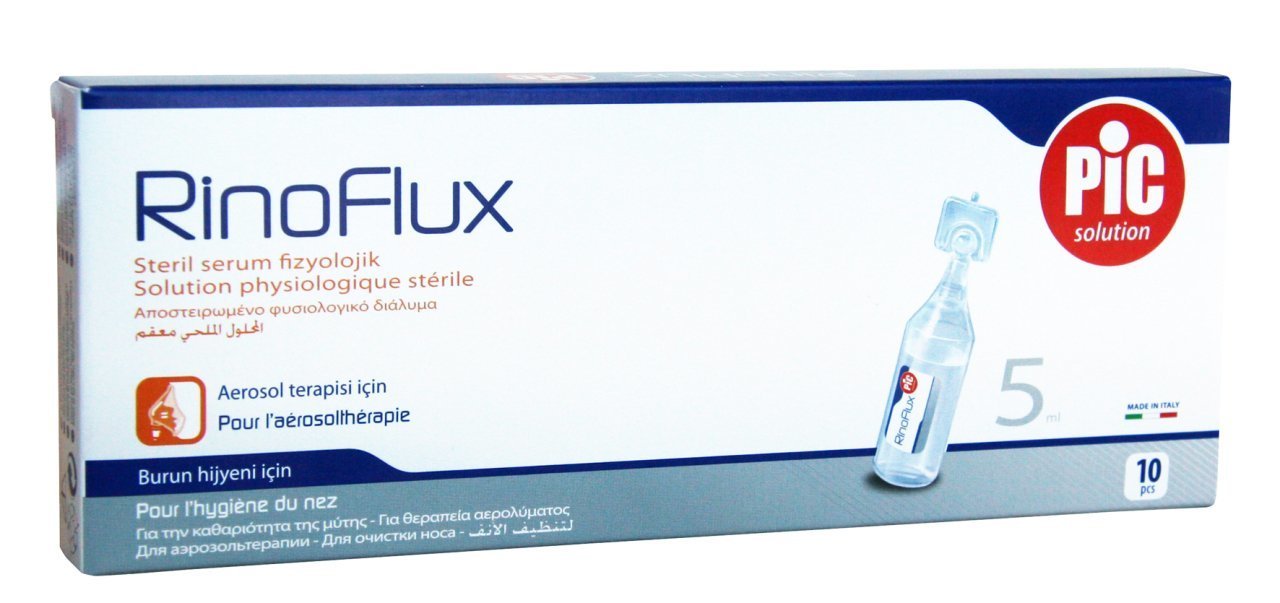 Pic RinoFlux Serum Fizyolojik 5ml 10 Adet Flakon