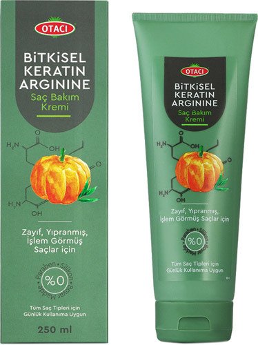 Otacı Bitkisel Keratin Arginine 250 ml Saç Bakım Kremi