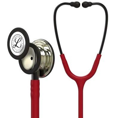 3M Littmann Classic III Stetoskop Bordo Tüp Şampanya Cilalı 5864