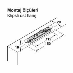 Hafele Slıdo 60-O Kayar Kapı Mekanizma(940.60.007)