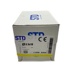 Sunta Vidası 3.5x18  (1Paket 1000 Ad)