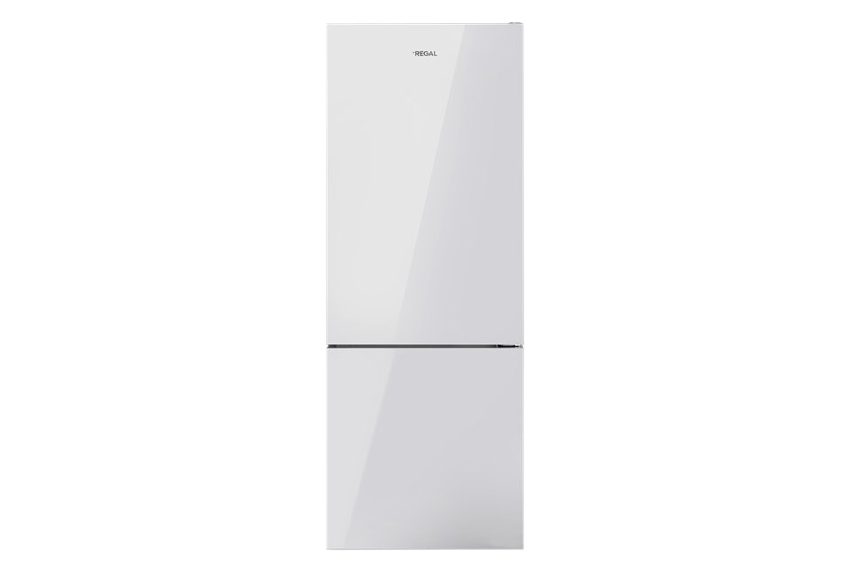 Regal No-Frost Kombi Tipi 540 Litre Beyaz Cam Yüzey Buzdolabı
