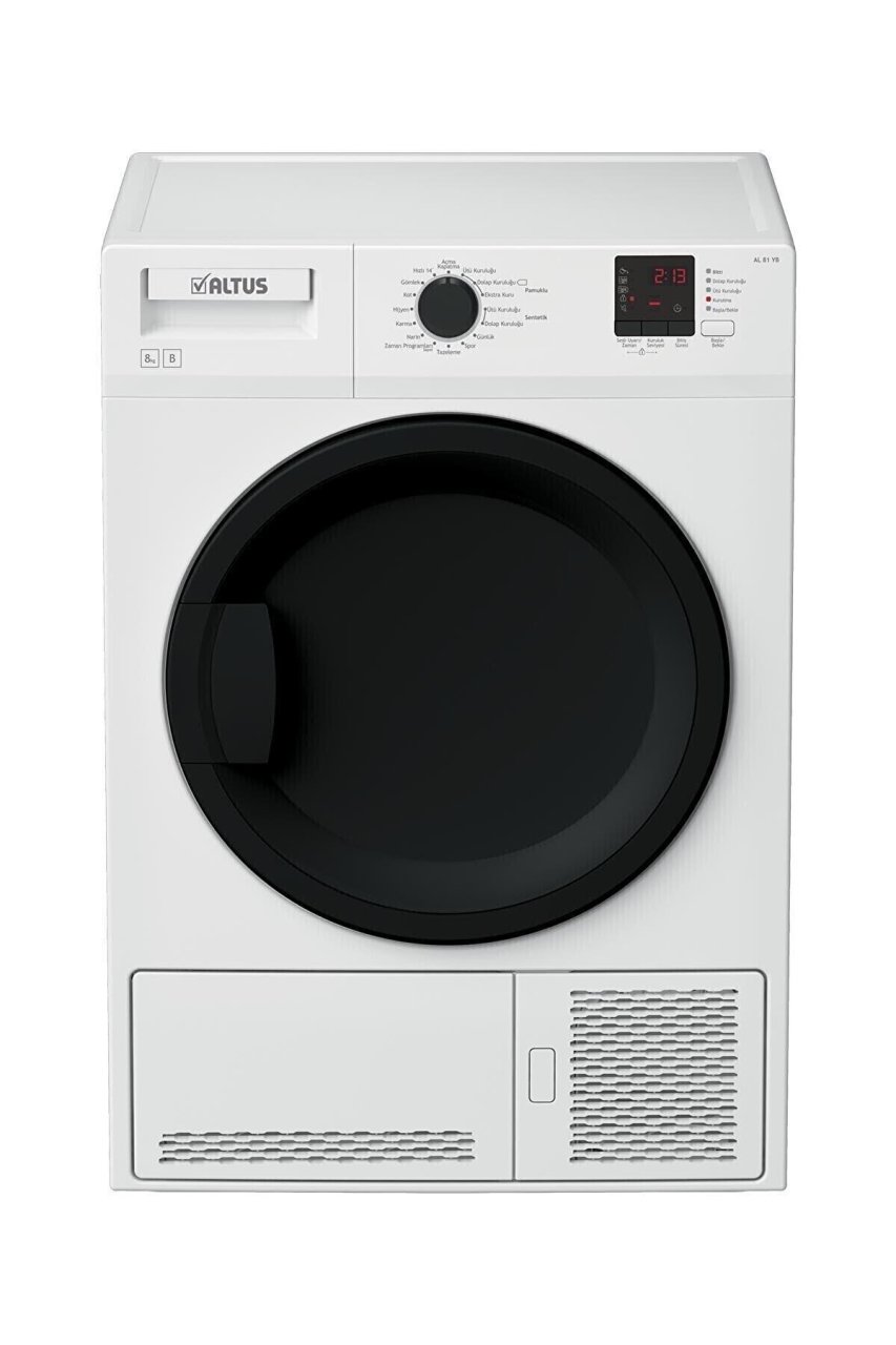 Altus 9 Kg Beyaz Kondenserli Çamaşır Kurutma Makinesi