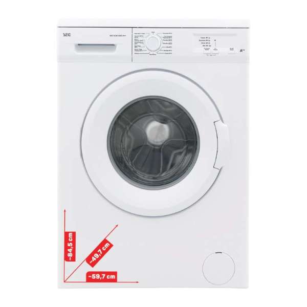 Seg CM 5 Kg 800 Devir Beyaz Çamaşır Makinesi