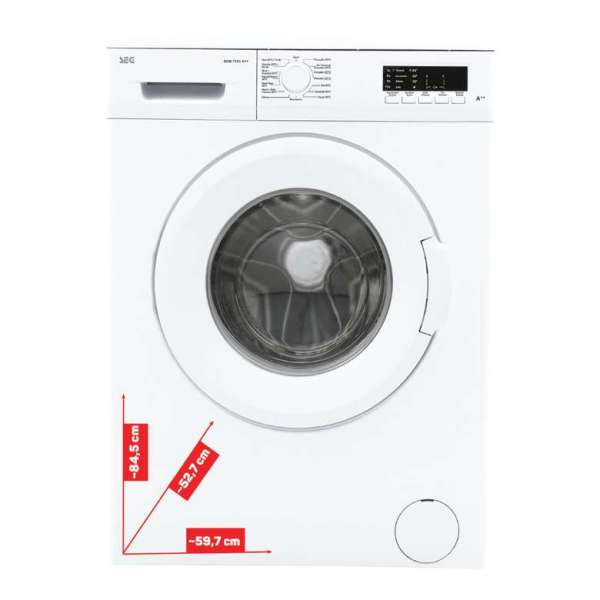 Seg CM 7 Kg 1000 Devir Beyaz Çamaşır Makinesi