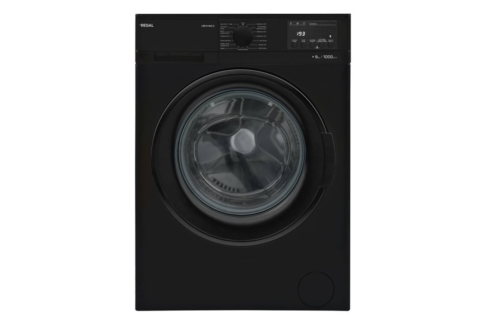 Regal CMI 9 Kg 1000 Devir Siyah Çamaşır Makinası