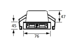 LS484 2'li LED Spot (3000K)