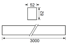 Lineer Led Armatür 90W 3000K