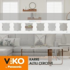 Viko Karre Altılı Çerçeve