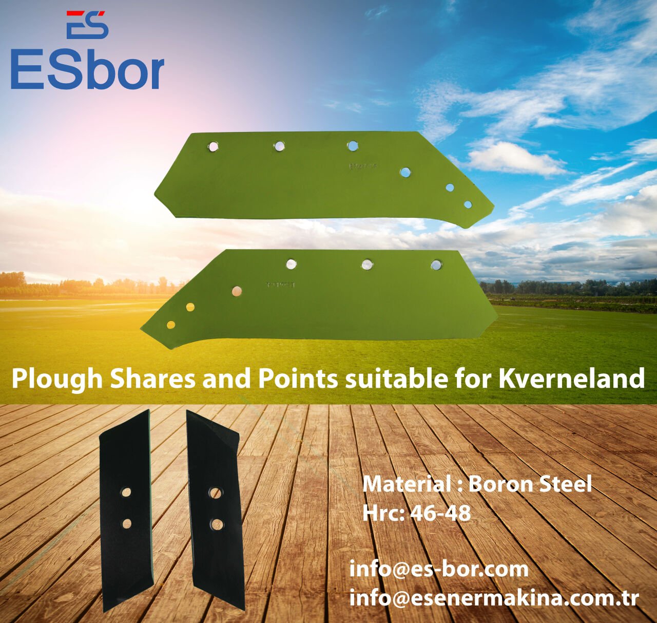 Revolutionizing Agriculture with Superior Plough Points for Kverneland Machinery