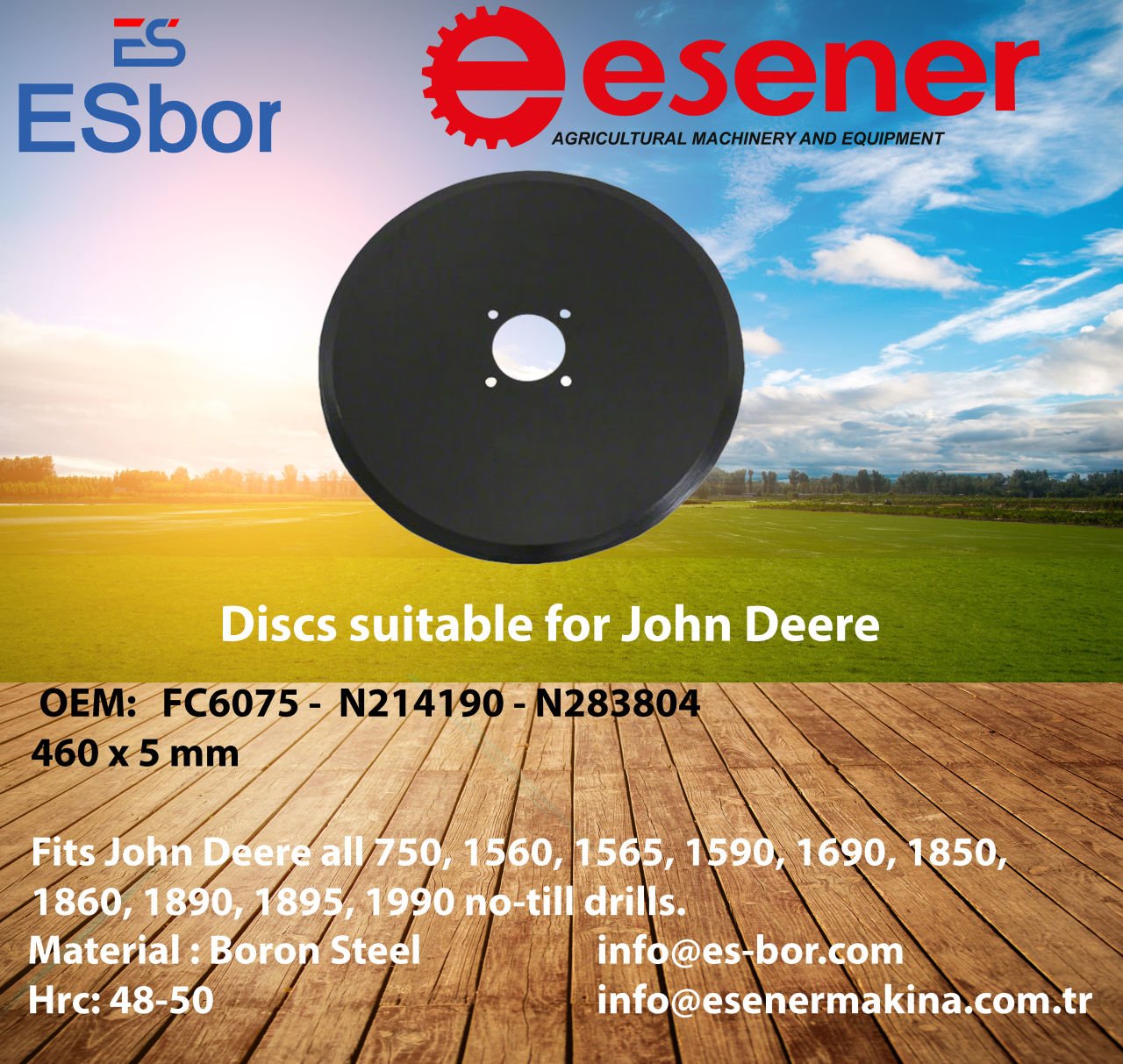 John Deere Diskaro / Gobley Diskleri