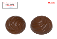 1235 - Polycarbonate Chocolate Mold