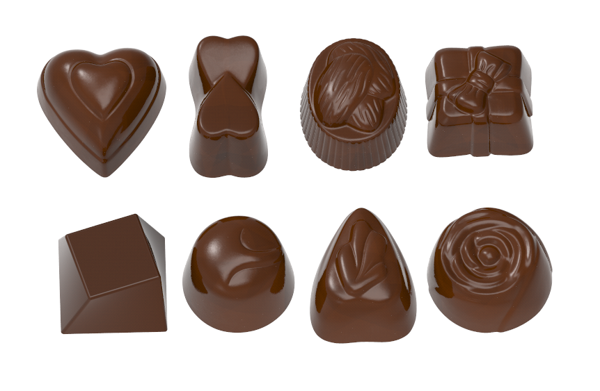 1241 - POLİKARBONAT ÇİKOLATA KALIBI