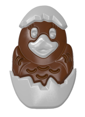 1242 - Civciv Yumurta Polikarbonat Çikolata Kalıbı