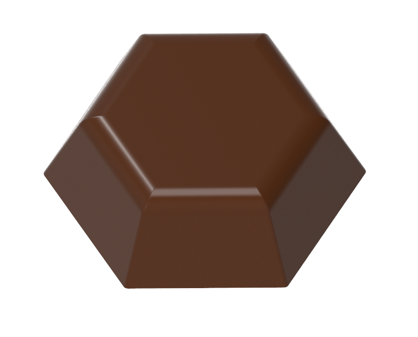 1248 - Polycarbonate Chocolate Mold for Wrapping