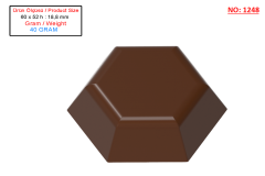 1248 - Polycarbonate Chocolate Mold for Wrapping