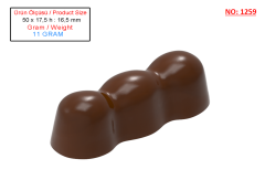 1259 - Çikolata Polikarbonat Kalıbı