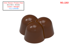 1263 -Çikolata Polikarbonat Kalıbı