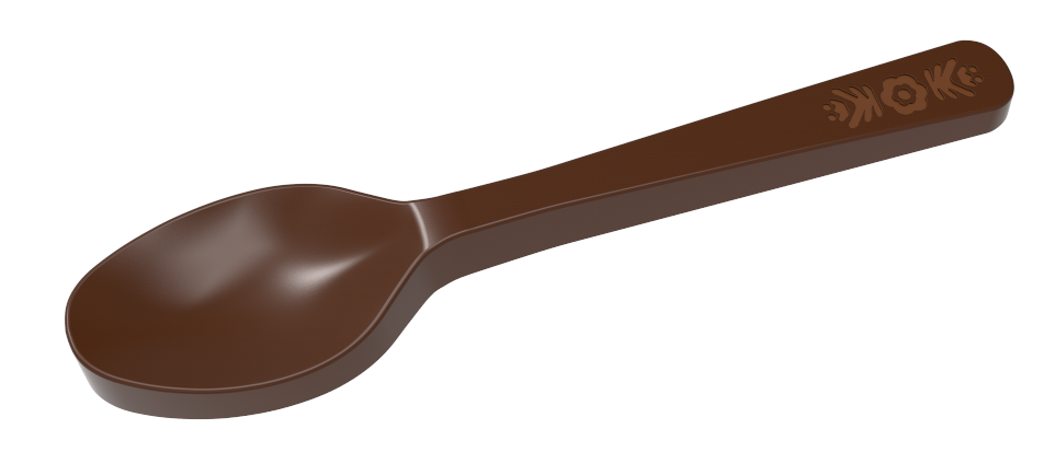 0001 - Special Polycarbonate Spoon Chocolate Mold