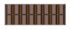 1628 - Moule à Chocolat de Couverture
