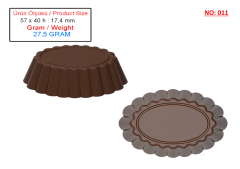 0011 - Oval Chocolate