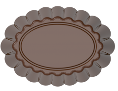 0011 - Oval Chocolate