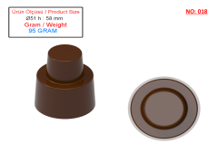 0018 - Round cake chocolate mold