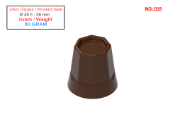 0019 - Moule à chocolat en verre d'eau