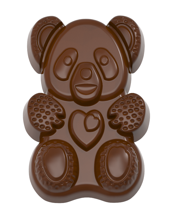 1640 - Teddy Bear Chocolate Polycarbonate Mold
