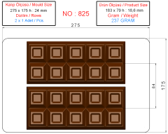 0825 (Dubai Chocolate Mold)