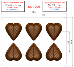 0029 - Kalp Çikolata