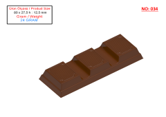 0034 - Bar Çikolata kalıbı