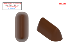 0036 - Üçgen Prizma Çikolata Kalıbı